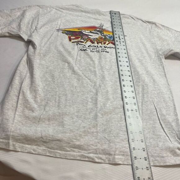 Bahia Poor Girls Open Fishing Fish VTG Single Stitch T-Shirt Size XL - Picture 7 of 7